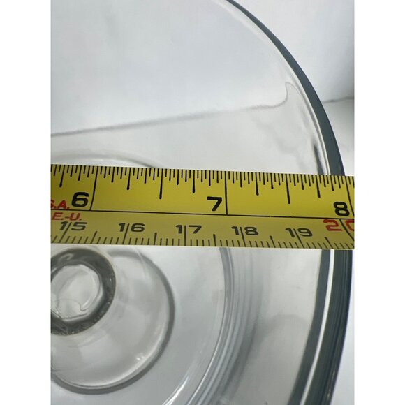 Pedestal Trifle Bowl Dessert Salad Clear Glass Serving Party Centerpiece 8.5" - Picture 5 of 8